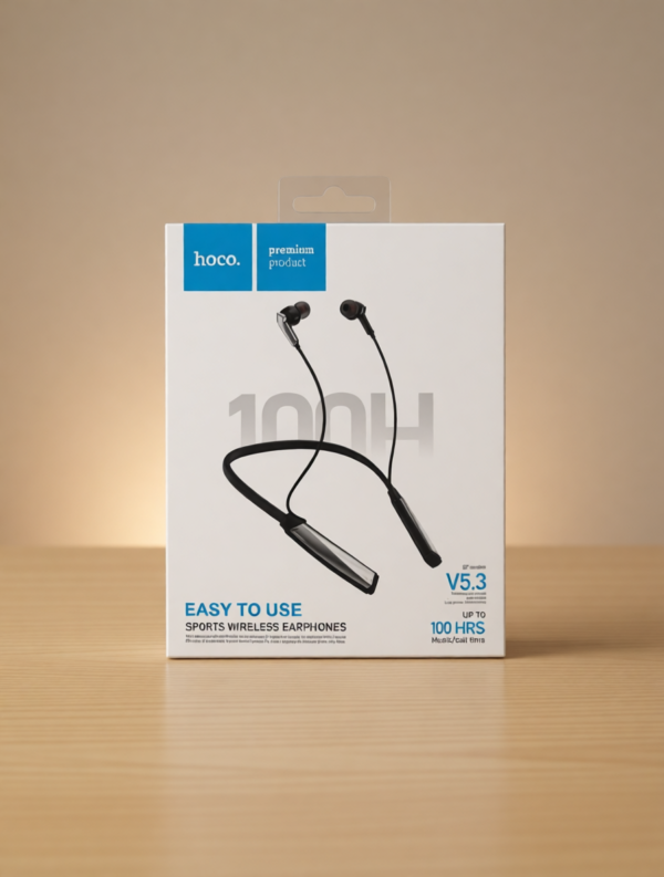 1769832184 Hoco. 100 Hours Playback Bluetooth Neckband