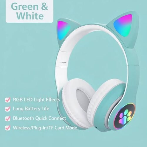 STN-28 Over-Ear Bluetooth Headphone Green Color