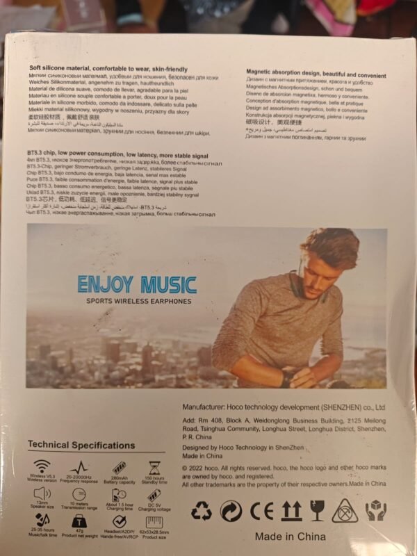 WhatsApp Image 2026-01-29 at 2.53.53 PM Hoco. 100 Hours Playback Bluetooth Neckband