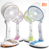 Rechargeable Folding Table Fan with Led Light