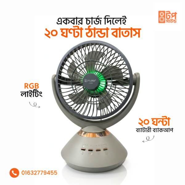 JoySuper 2570 Fan with Rgb Light